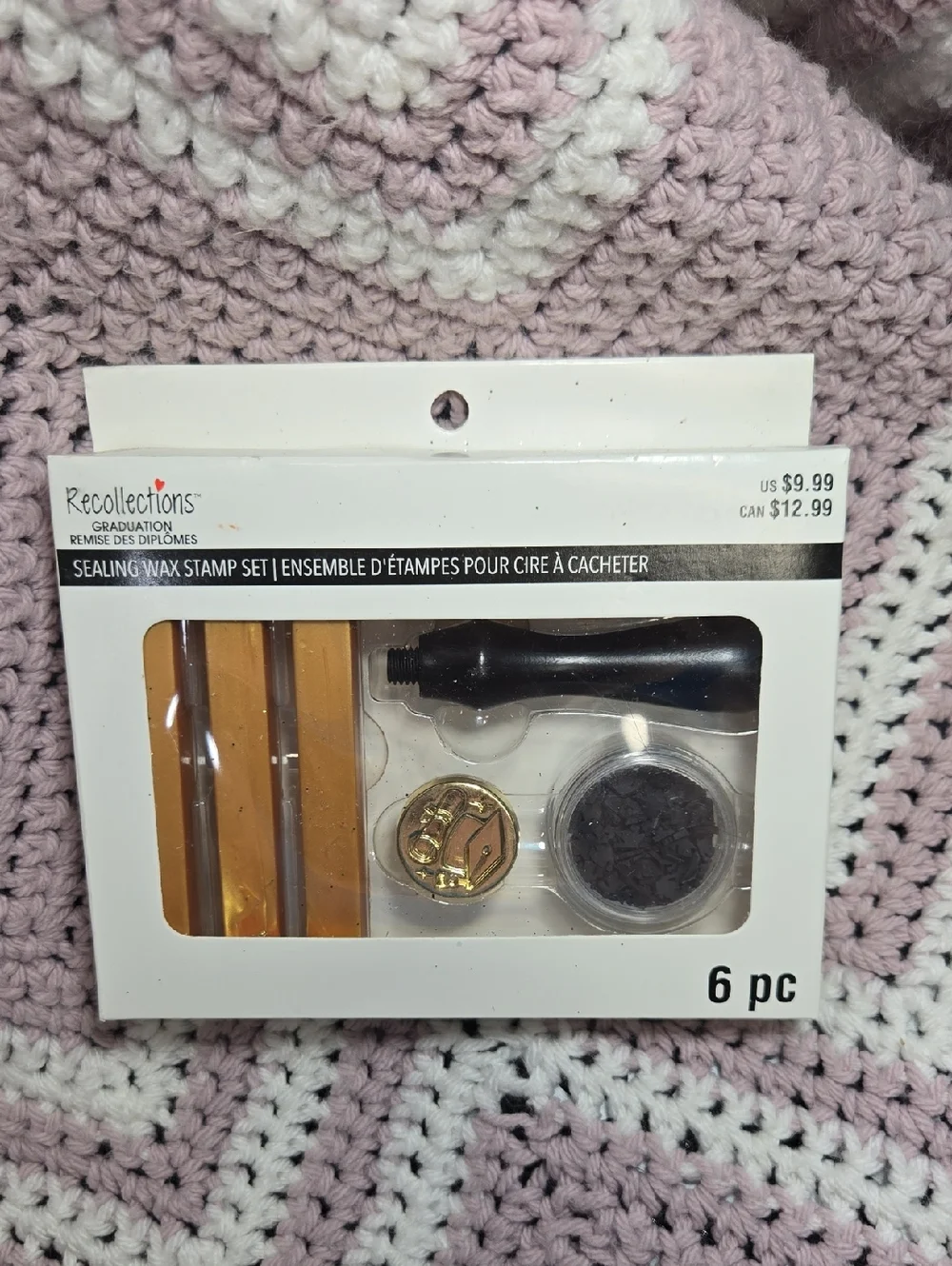 ☀️Recollection- Graduation Sealing Wax Stamps, Gold & Silver 6pc sets